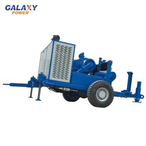 49.2HP 100KN Underground Cable Pulling Equipment Hydraulic Puller Machine