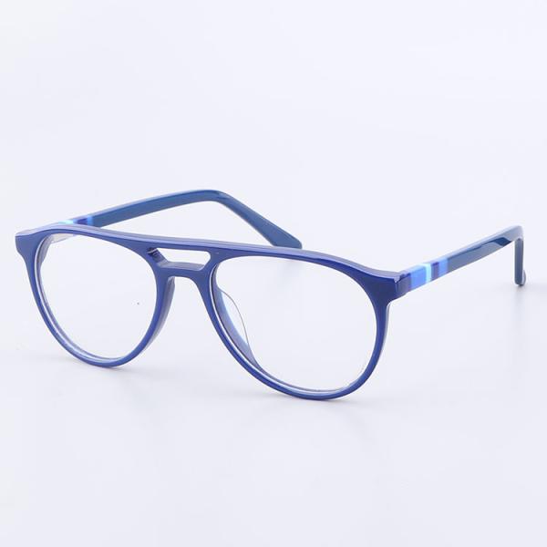 Multi Colours Acetate Double Bridges Kids Optical Frames