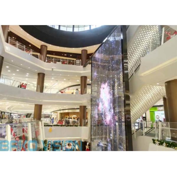 5500 Nits Transparent LED Screens See Through Window Video Wall Adertising