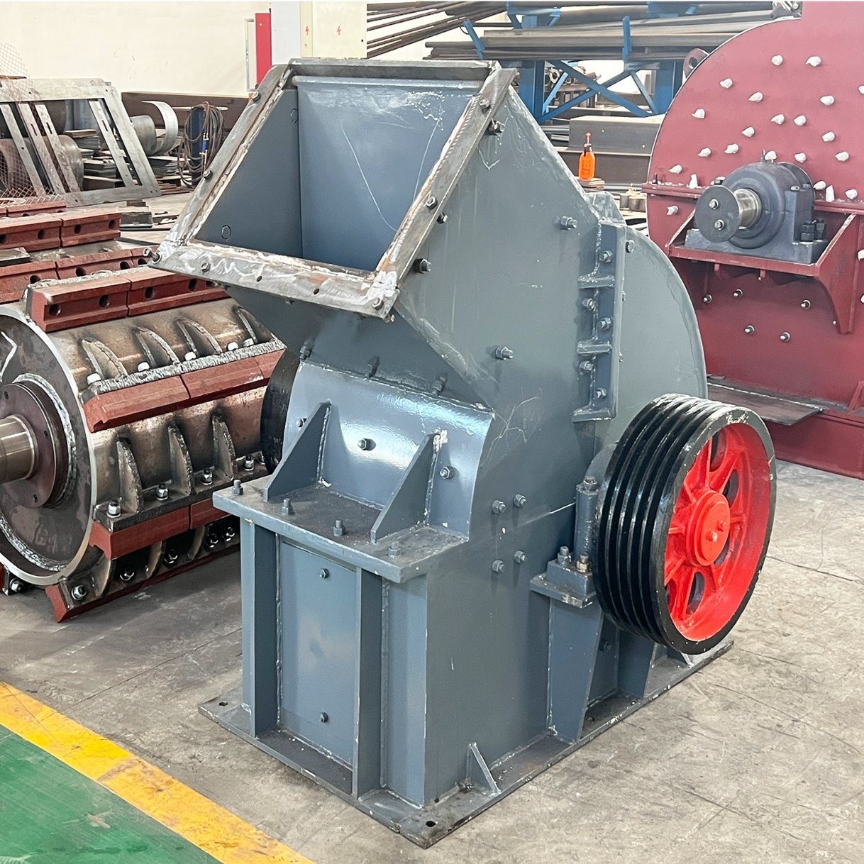 After-sales Service 1 Year Large Building Stone River Pebble Hammer Crusher PC600*400