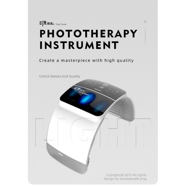 Salón de belleza PDT Máquina LED PDT de espectro múltiple Dispositivo de terapia de luz para el rejuvenecimiento de la piel