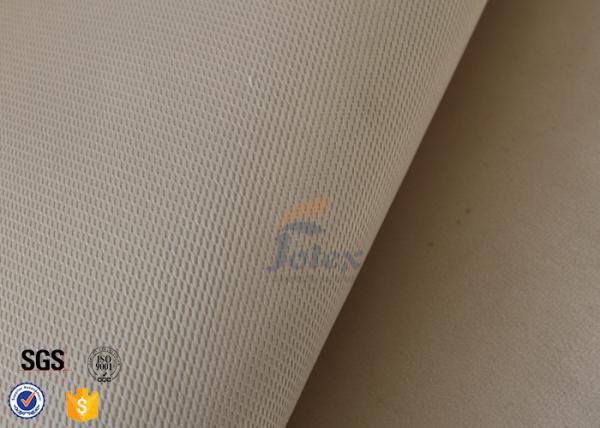 800℃ Fiberglass Fire Blanket 1.2mm 1150g , Satin Weave Brown Silica Fabric