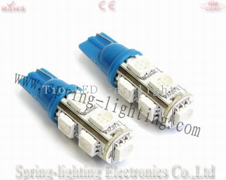 Environmental - protective T10 / BA9s 1.2W RGB 5050 SMD LED automotive light