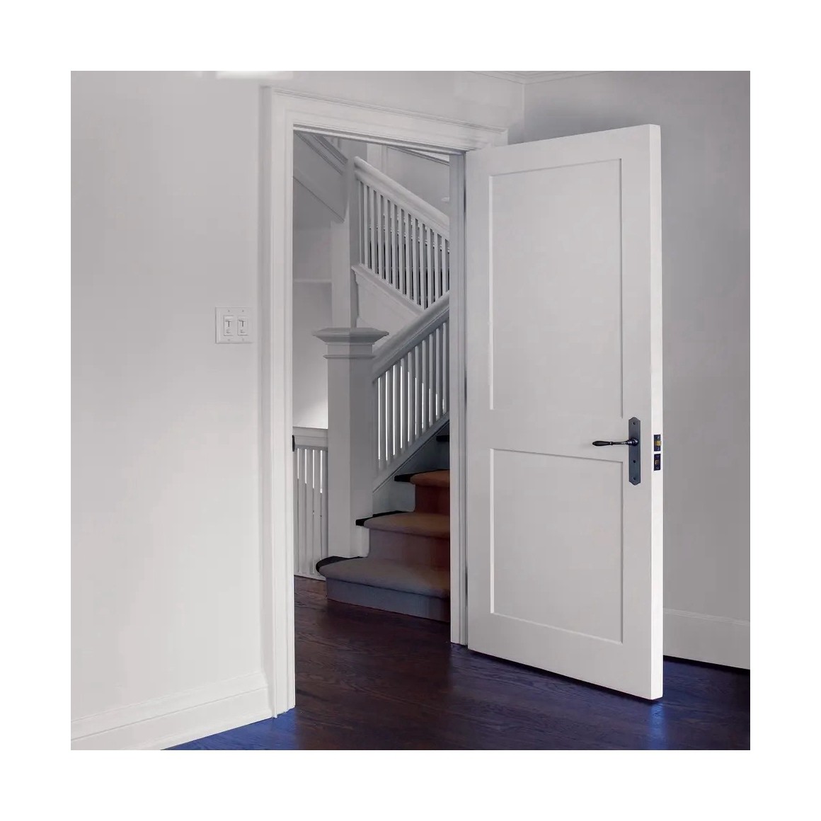 Modern Design Side Opening Veneer Interior Doors for Houses from Italy