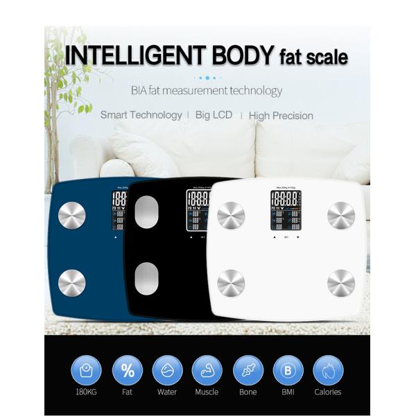 High capacity digital personal 200 kg digital bathroom bmi body fat scale bluetooth scale