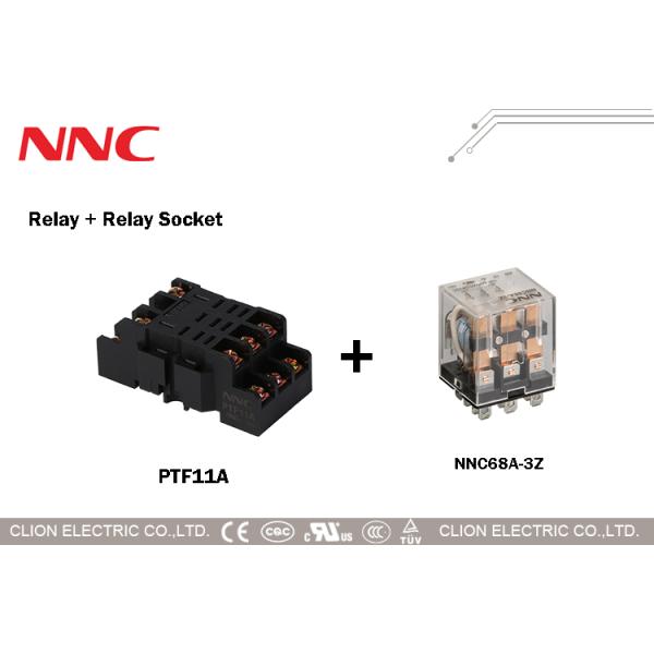 NNC Relay Socket PTF11A Series applied for HHC68A/LY3/JQX-13F Relay