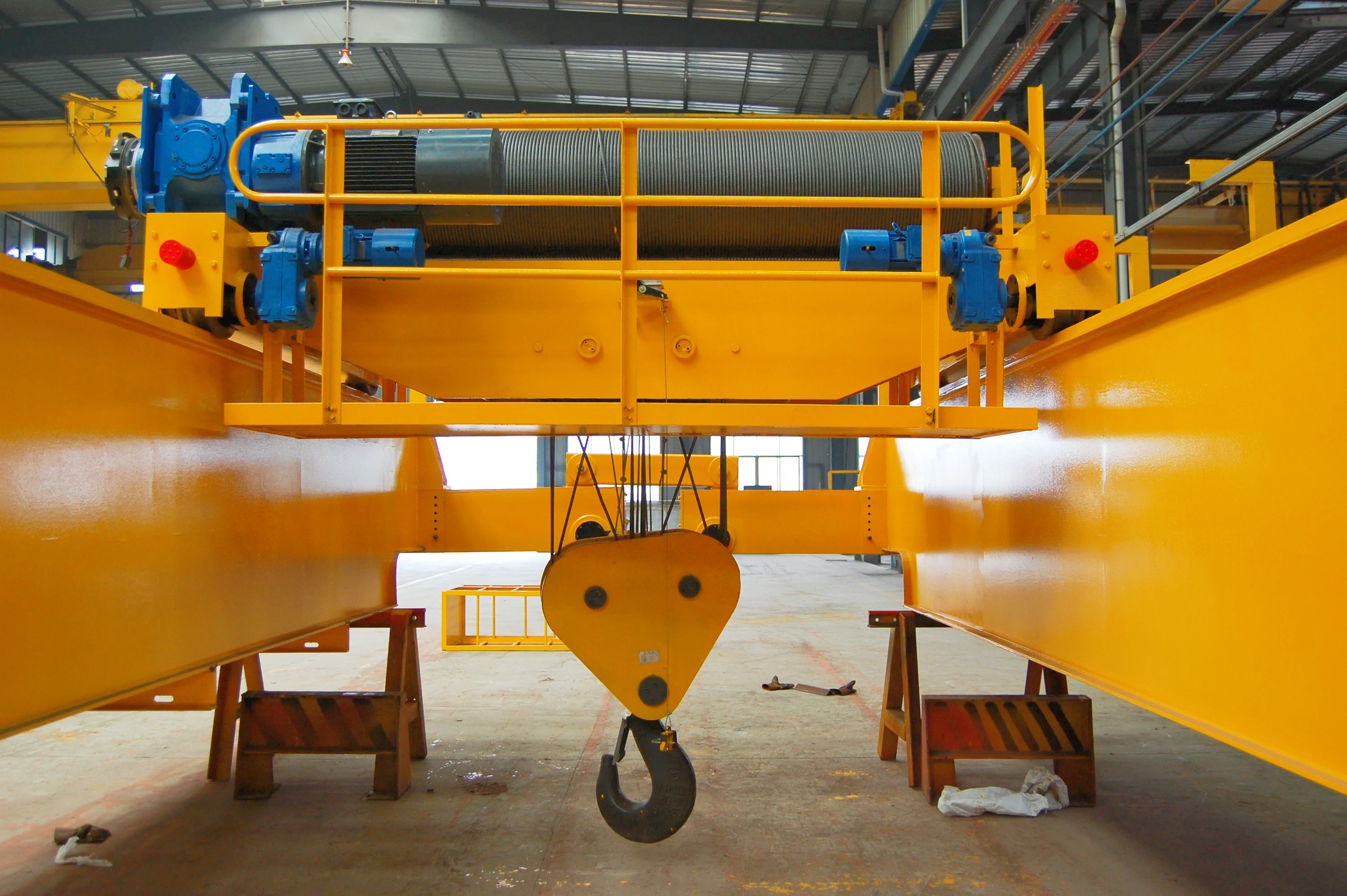 European Style QD Heavy Load 40ton 45ton QD Double Girder Overhead Crane Trolley  Factory Direct
