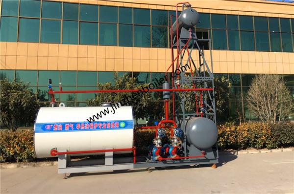 três horizontais passam a cng de GNL do lpg do gás natural o óleo pesado diesel - caldeira térmica ateada fogo do óleo para a planta da madeira compensada