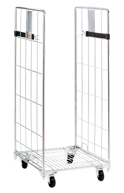 Heavy Duty CH05057 Q235 Steel Industrial 2 Sided Roll Cage for Warehouse