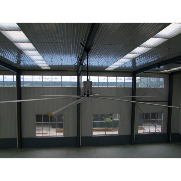 6 потолочных вентиляторов скорости HVLS лезвия 8ft 10ft VDF промышленных