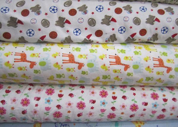 100% Cotton Printed Baby Prints Cotton Flannel Cloth For Babywear Child