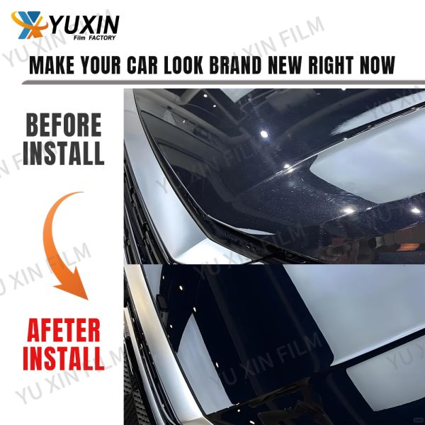 Glossy TPU Armor Paint Protection Film Premium Quality Repairable Car PPF