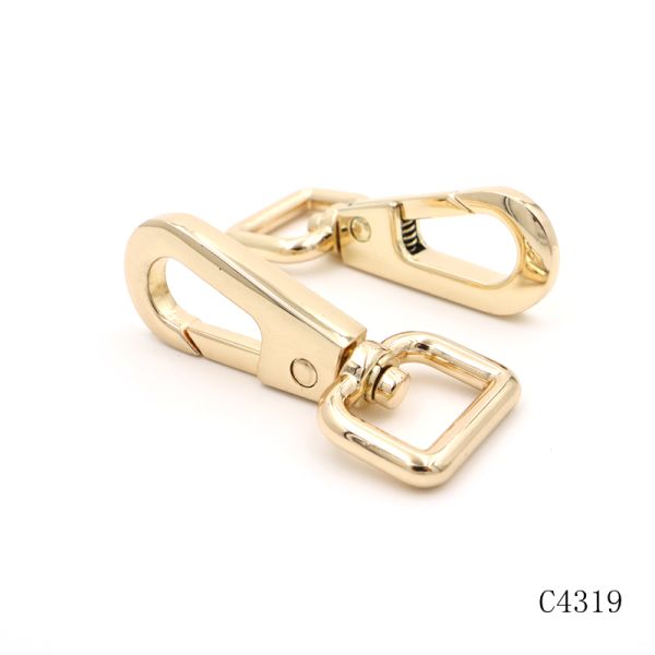 Premium 13mm Metal Snap Hook for Key Chain Clasp Small Bag Swivel Snap Hook