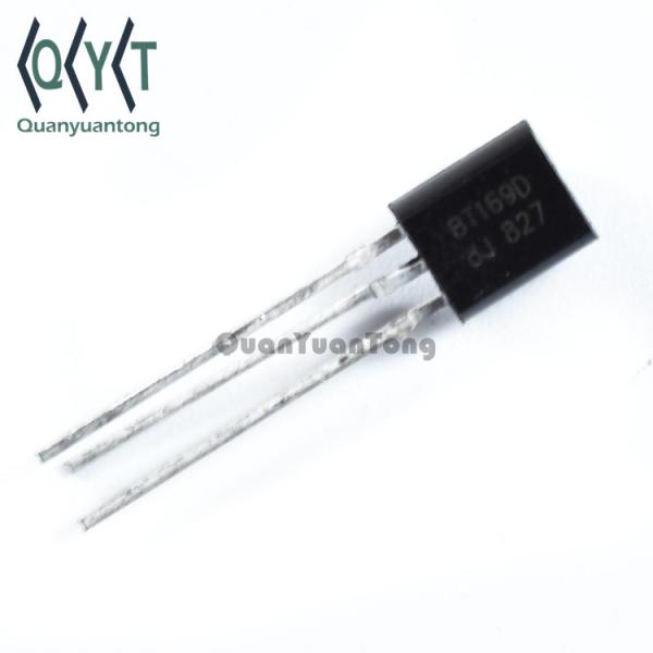 BT169D Transistor BT169D THYRISTOR SCR 400V 800mA Sensitive Gate Through Hole TO-92