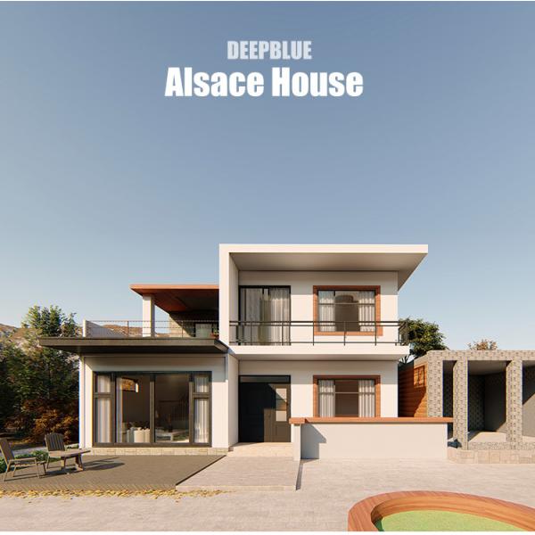 New Zealand Standard Prefabricated Light Steel Frame House Luxury Villa