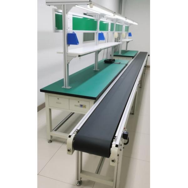 Unilateral Independent Workbench Assembly Line Belt Conveyor with Wide Adaptability PVC Conveyor Belts