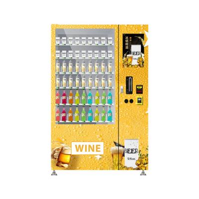 Máquina de venda automática da vitamina da máquina de venda automática da garrafa de vidro do elevador