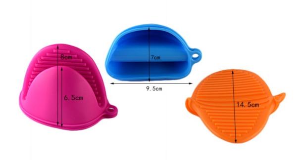 Silicone hand clip anti-hot protective heat insulating silicone gloves dish clip 8*9.5*7cm logo customized