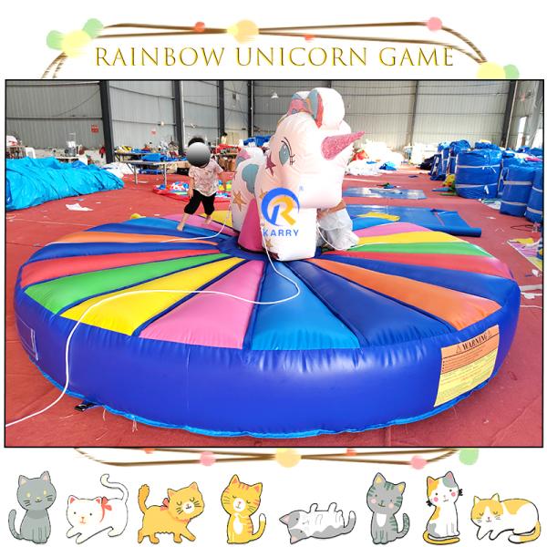 Inflatable Trampoline Bouncer with Accessories Blower Repair Kits Package Bag