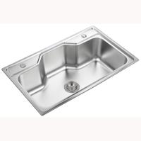 Dois furos galvanizaram dissipador 800*500*230mm de Undermount da bacia dos SS o único