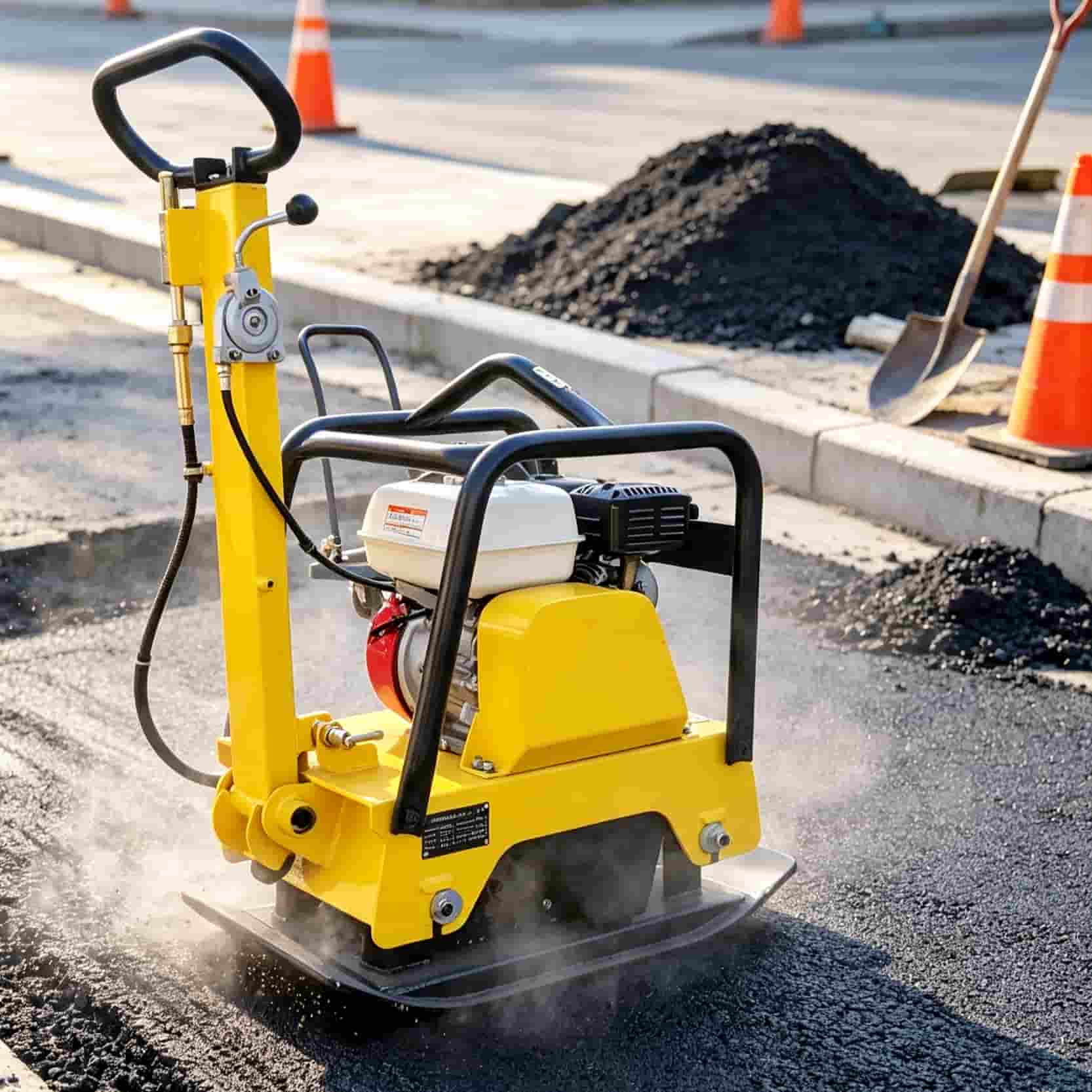 Vibratory Plate Compactor STP270 Honda Gasoline Road Compactor Machine for Asphalt Repair and Construction Projects Popular in Jamaica