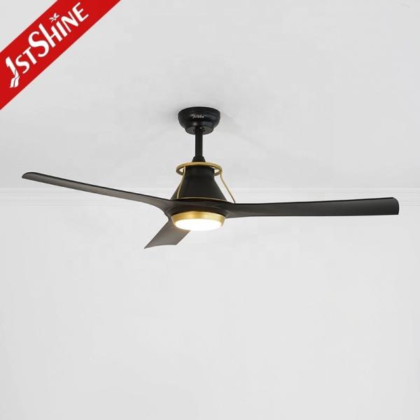 Ventilador de teto LED com controle remoto de 6 velocidades com design moderno e vento confortável