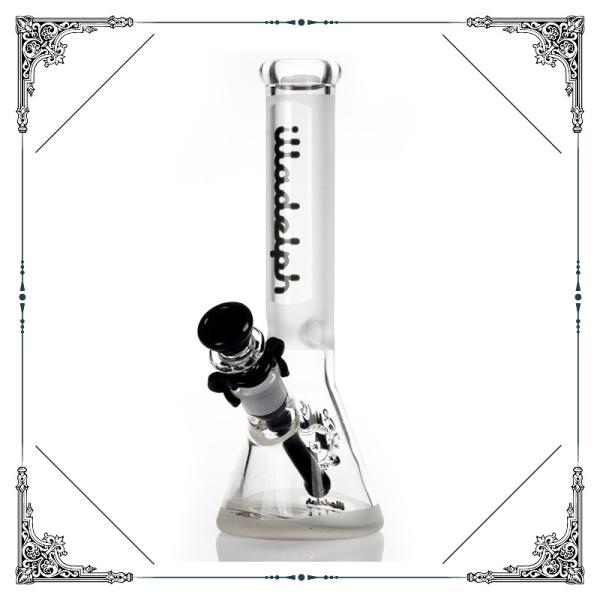  Sandblasted Glass Beaker Bong 10 Inch Glass Smoking Pipes Mix Color