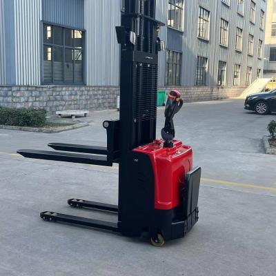 Electric 1 Ton 1.2 Ton 1.5 Ton Lift 3 Meter Straddle Forklift Stacker Full Electric Pallet Stacker with CE Certificate