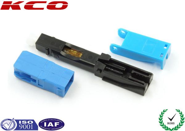 Modo rápido de conjunto de campo do conector da fibra ótica do SC único lustrado pre