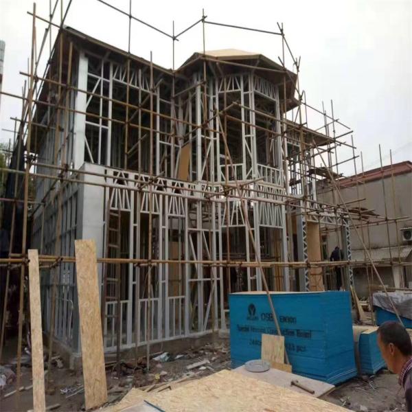 Luxury Multi Storey Light Steel Villa Prefab Fast Assembly Light Steel Structure Villa