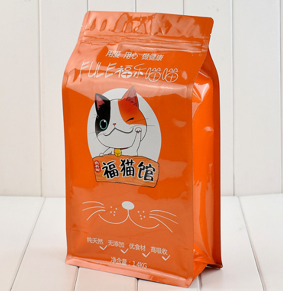 Sac vif d'emballage alimentaire de chien d'effet d'impression, alimentation de