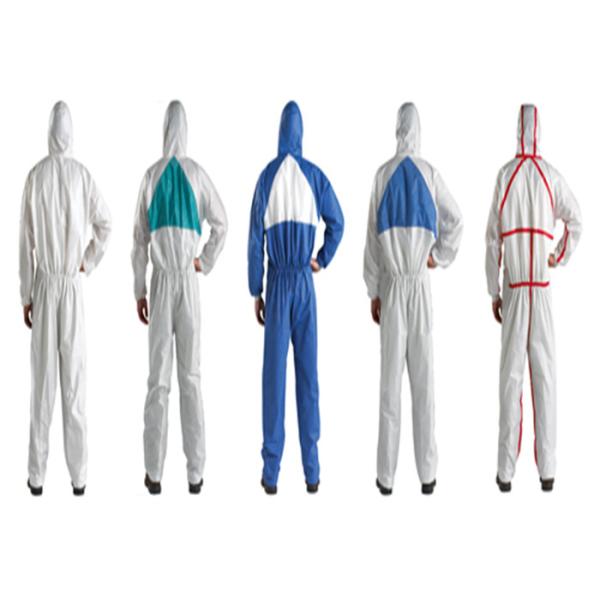 Type 6 Type 5 Disposable Coveralls Non Hazardous Liquids And Dry Dust
