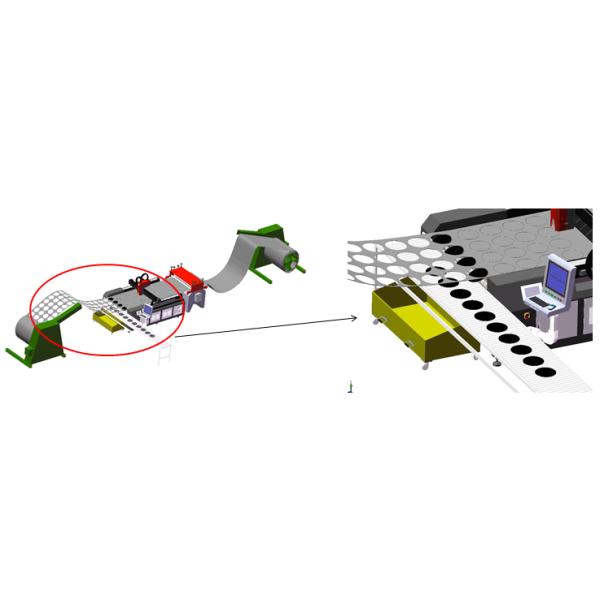 750W 10000mm/min Sheet Metal Fiber Laser Cutting Machine Automatic