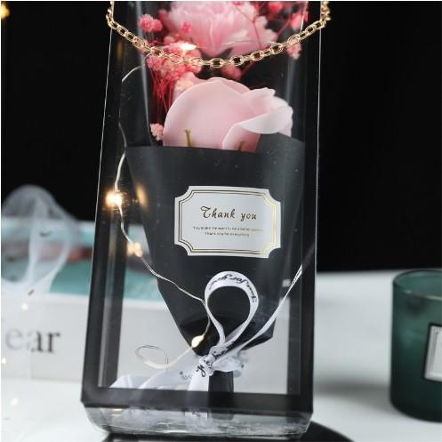 Gold Chain and Light Mother's Day Dolls Bouquet Gift Box Variety Dolls for Gift Giving