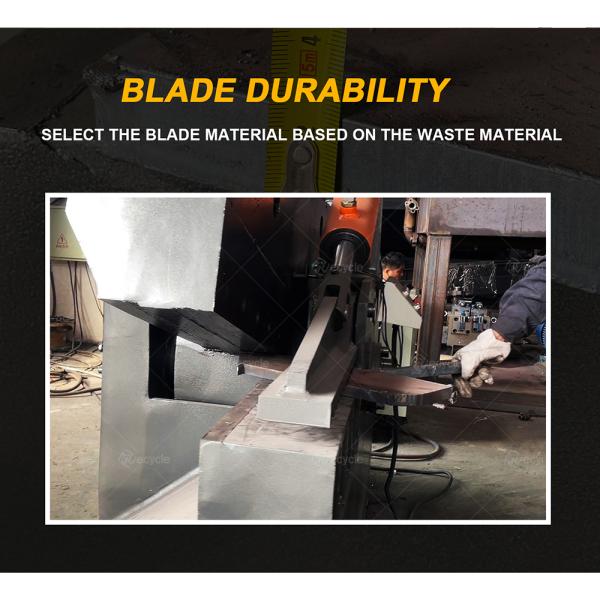 Alligator Scrap Metal Shears Easy to Operate Hydraulic Guillotine Shearing Machine