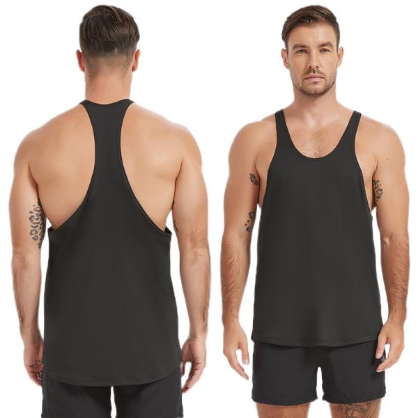 XMAMLON Custom Gym T-Shirt Vests for Men's Graphic Tshirt Sleeveless Tank Top Cotton