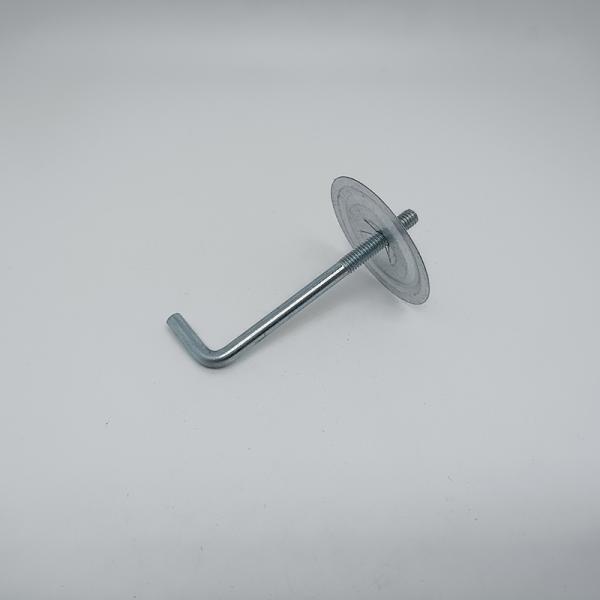 Bright Finish Welding Insulation Anchor Bolt L Type For Power Plants