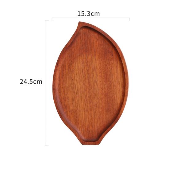 Beech Oak Walnut Breakfast Wooden Serving Plates Cute Shaped For Children
