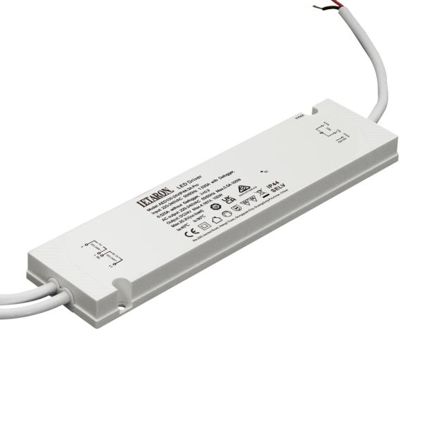 IP44 Waterproof 24V 100W Slim LED Driver for Bathroom Lighting