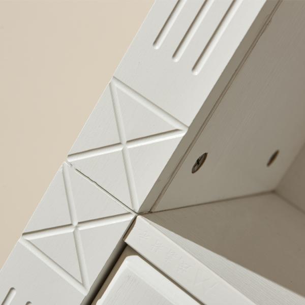 White Entrance Door Family Room Storage Cabinets Minimalist Storage Cabinet