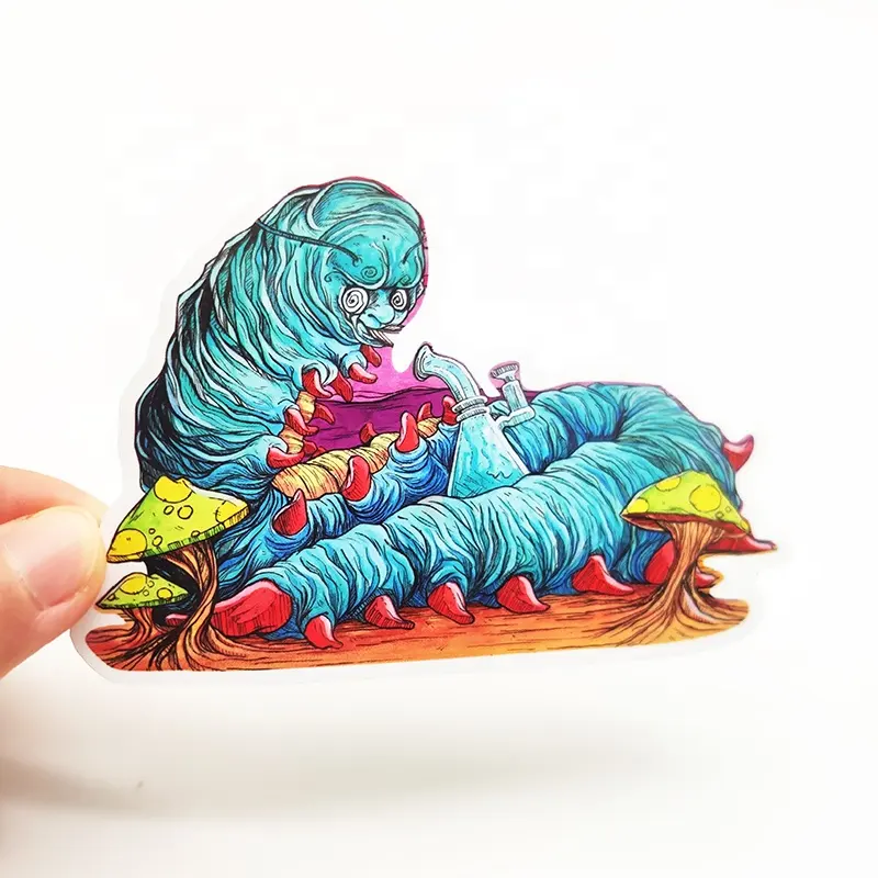 Logo Printing Custom Adhesive Die Cut Stickers Waterproof Vinyl Sticker