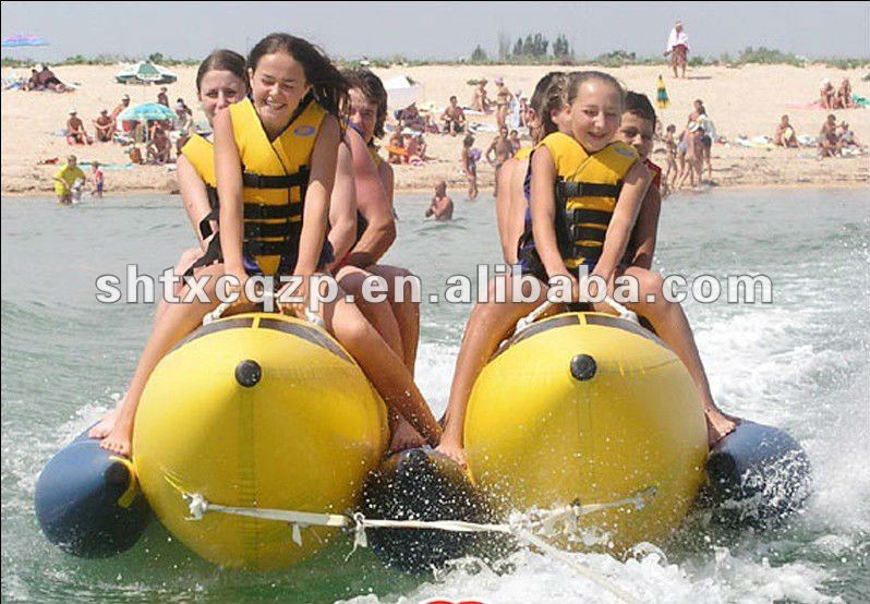 Inflatable Water Banana Boat Factory Price Durable Custom Inflatable Flying Fish Inflatable Water Games