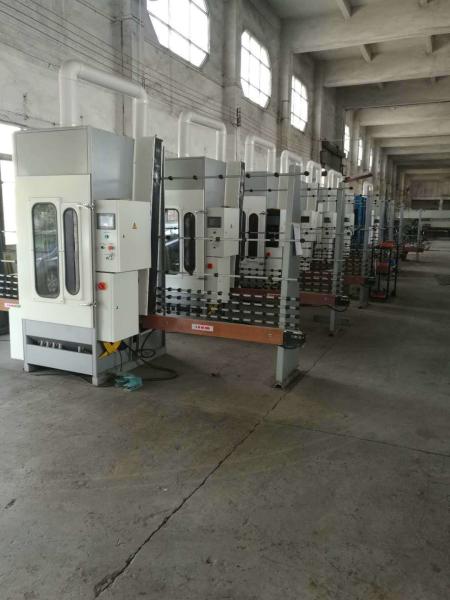 Vertical Flat Glass Marking Sandblasting Machine with Automatic Vertical Operation