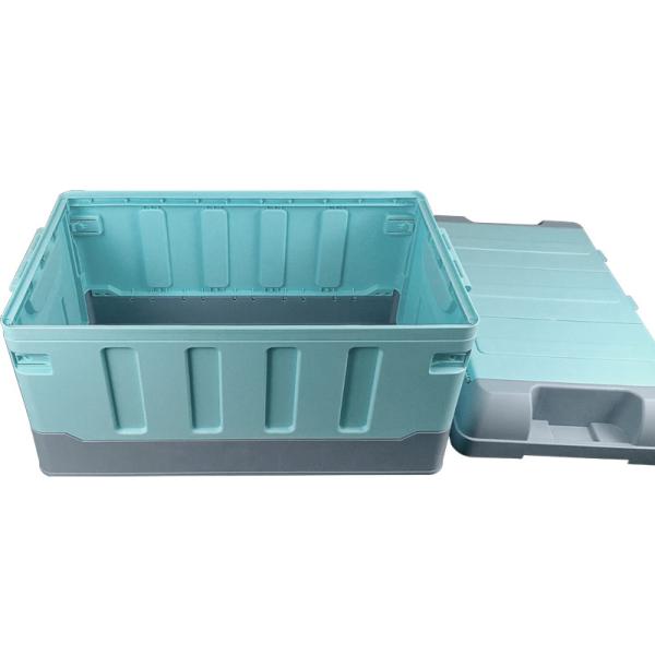 Polypropylene Collapsible Plastic Storage Boxes 40 Liter Picnic Cargo Organizer