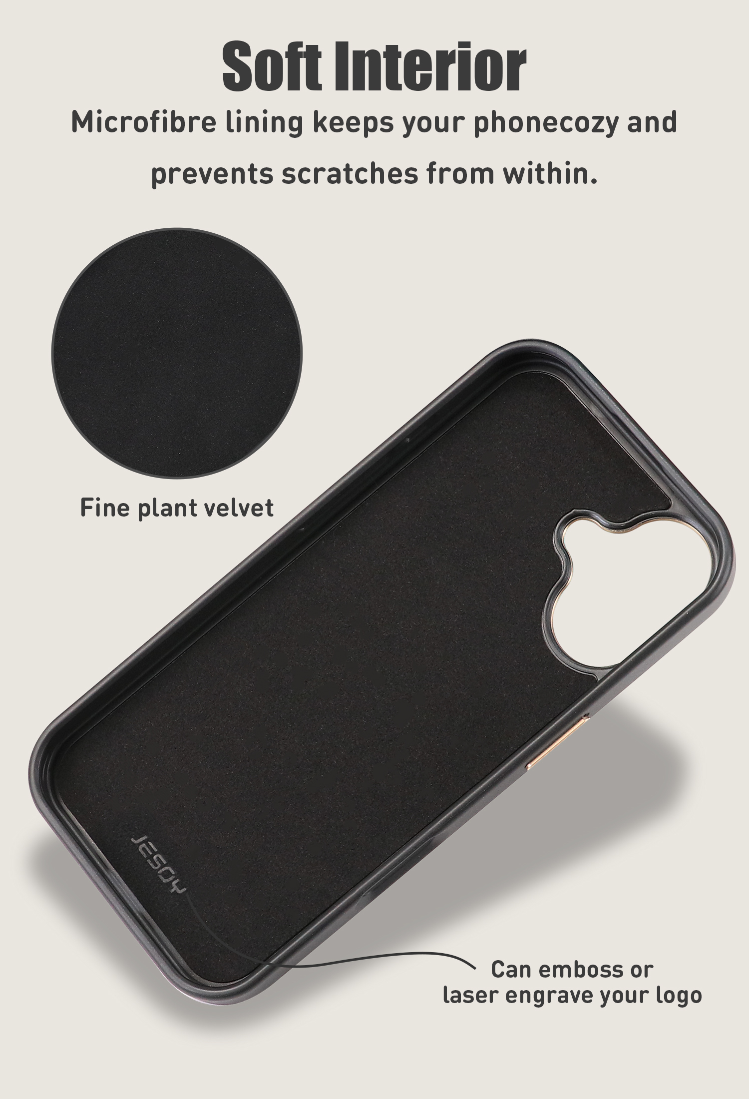 Customizable premium 3M Shockproof UV Printing Or Sublimation Blank Mobile Phone Cases With Velvet Lining