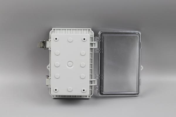 150x100x70mm Hinged Enclosure With Stainless Steel Latch Waterproof Includes Mounting Plate and Wall Bracket