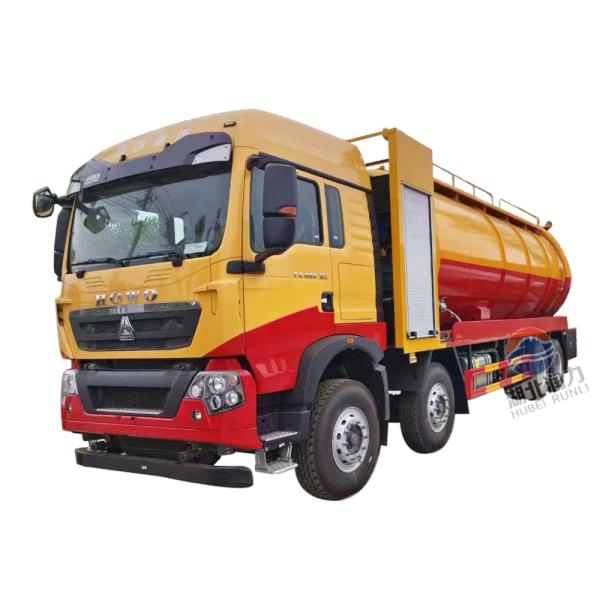 SINOTRUCK HOWO 8*4 33000 Liters  Cleaning   Sewage Suction Truck    Vacuum tank  Truck   Sludge Truck