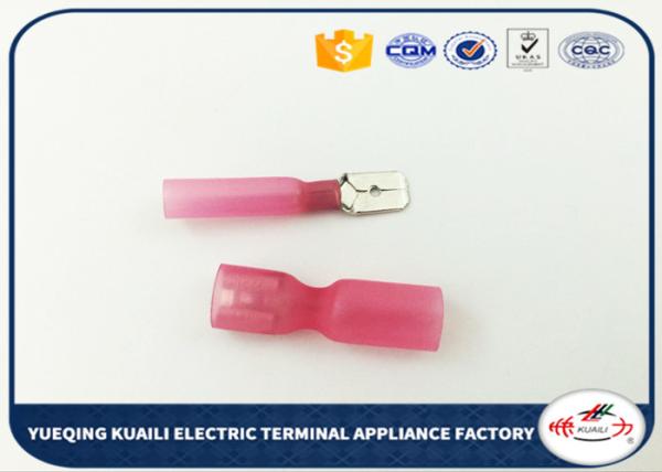PE waterproof Heat Shrink Wire Terminals / male and female spade connectors