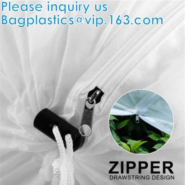 Heavy Winter Protection Plant Cover Winter Cover Anti-frost Zipper And Drawstring Cold Protection Non-woven Plant Antifr