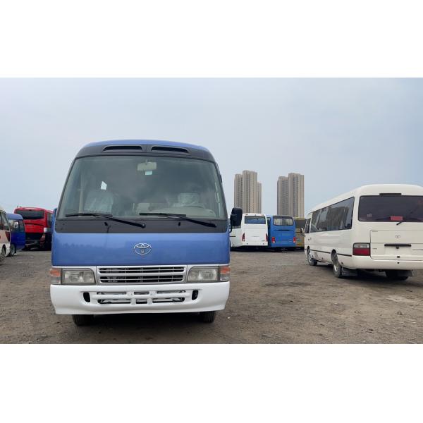30 Seater Toyota Coaster Bus with Manual Transmission and Euro 3 Emission Standard